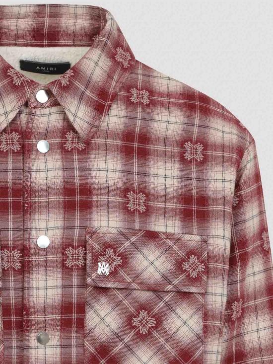  아미리 긴팔 셔츠 AMSTOS1024DEEP Red - AMIRI