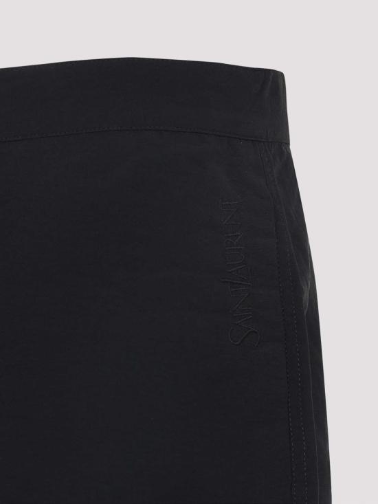 25FW 생로랑 숏팬츠 820655Y37XZ1000 Black - SAINT LAURENT