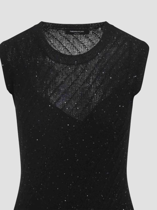 26FW 파비아나 필리피 미디 스커트 ABD215F153825 Black - FABIANA FILIPPI