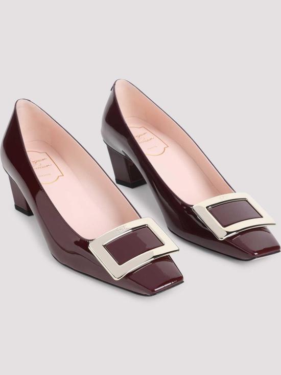 26SS 로저비비에 벨 비비에 펌프스 RVW00600920D1PR802 Dark Red - ROGER VIVIER