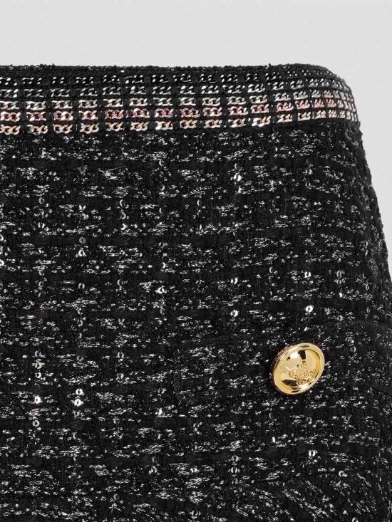  지암바티스타 발리 미디 스커트 24FWPVCA205409UBE9999 Black - GIAMBATTISTA VALLI