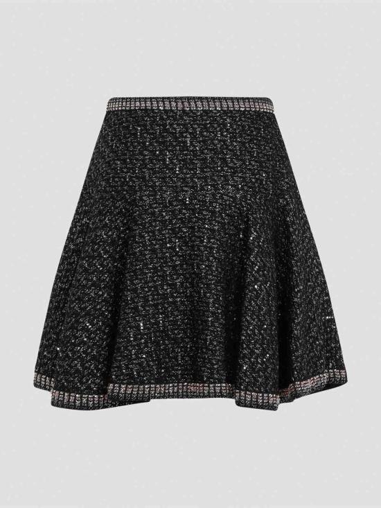  지암바티스타 발리 미디 스커트 24FWPVCA205409UBE9999 Black - GIAMBATTISTA VALLI