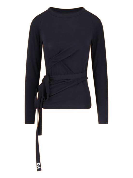 25FW 와이쓰리 긴팔 티셔츠 JD6003 BLACK Black