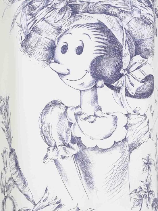  모스키노 미디 스커트 251D012304503002 White - MOSCHINO