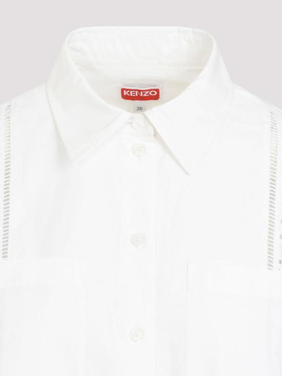  겐조 블라우스 FE52CH2499K102 White - KENZO
