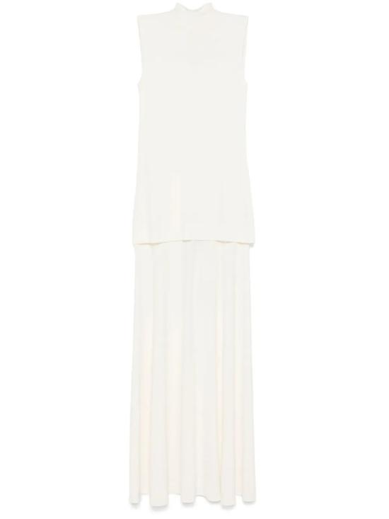 25FW 질샌더 롱 원피스 J04CT0107J65016105 White