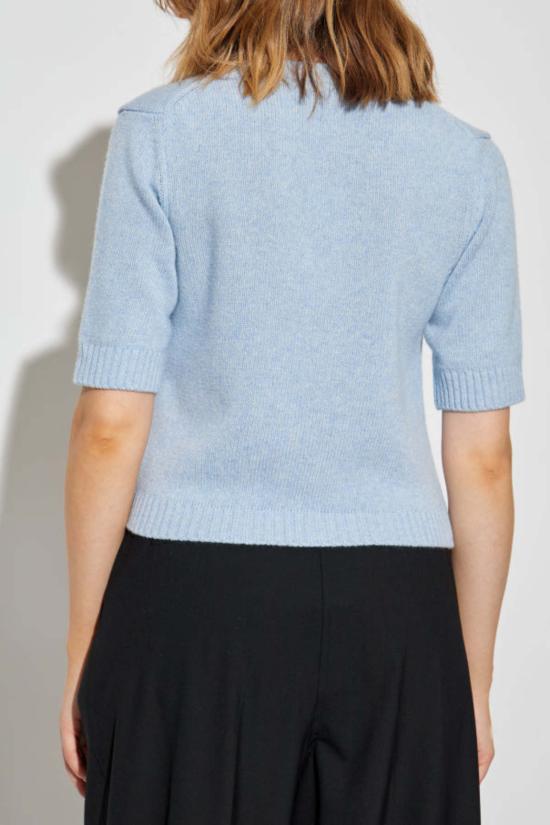  가니 가디건 퓨처 울 믹스 SS 카디건 - GANNI