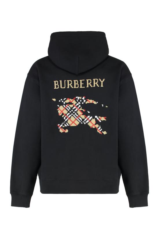 25FW 버버리 EKD 후드 스웨트셔츠 블랙 8110938163735A1189 black - BURBERRY