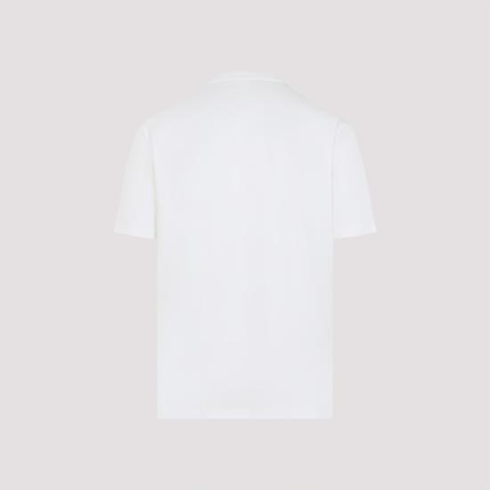 25FW 키톤 반팔 티셔츠 UMC023K06R491201S WHITE - KITON