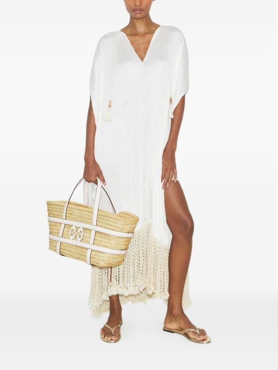 25FW 토리버치 엘라 스트로 바스켓 169398100 WHITE - TORY BURCH