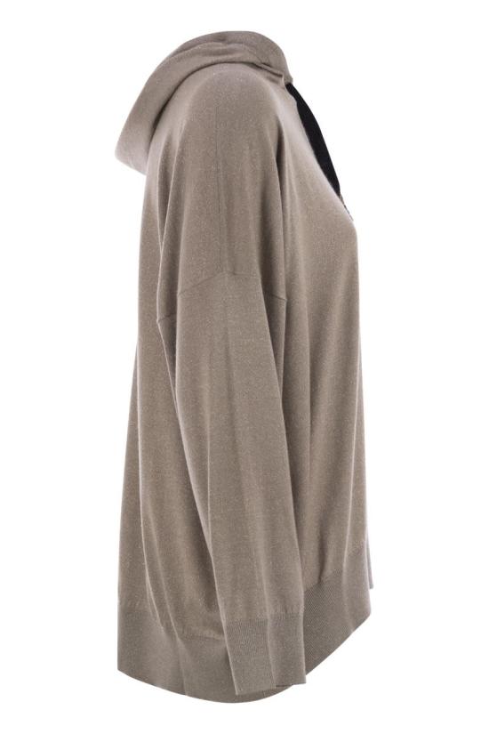 25FW 브루넬로 쿠치넬리 후드 티셔츠 M41845909PC9729 DOVE GREY - BRUNELLO CUCINELLI