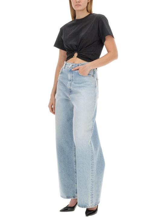 25FW 파코라반 반팔 티셔츠 23AJTO539CO0485 P001 BLACK - PACO RABANNE