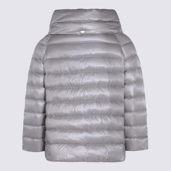 25FW 에르노 소피아 레귤러 핏 케이프 다운 자켓  PI0046DIC12017Z9406 GREY - HERNO