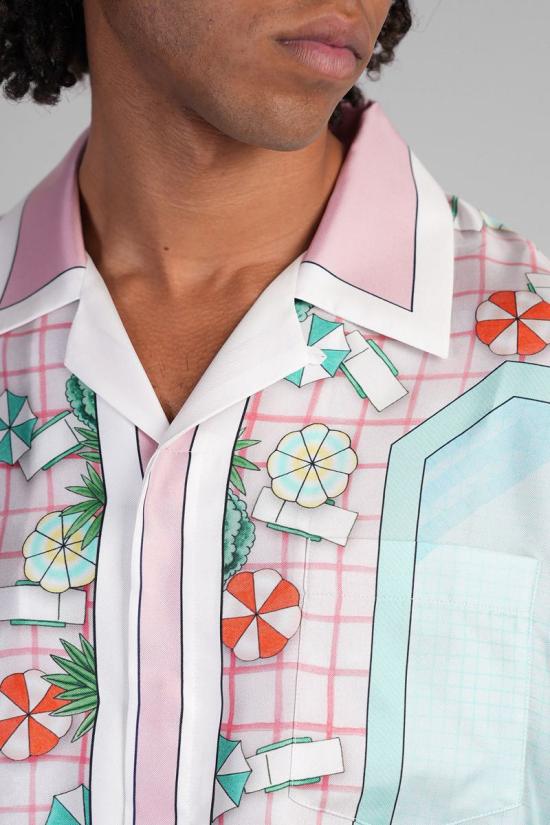 25FW 카사블랑카 반팔 셔츠 421766 MPF25 SH 003 MULTICOLOR - CASABLANCA