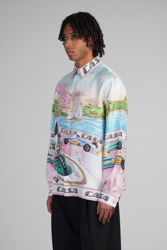 25FW 카사블랑카 긴팔 셔츠 421769 MPF25 SH 021 MULTICOLOR - CASABLANCA