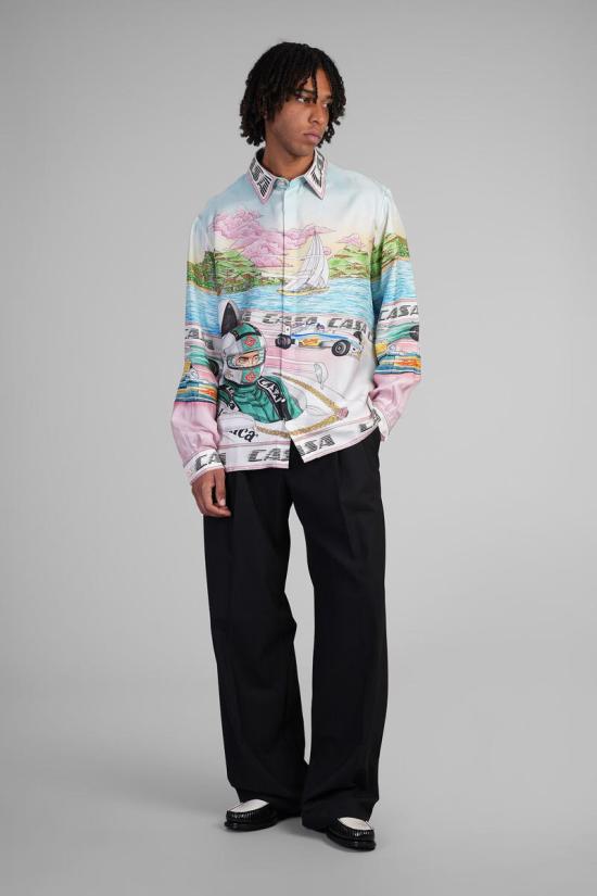 25FW 카사블랑카 긴팔 셔츠 421769 MPF25 SH 021 MULTICOLOR - CASABLANCA