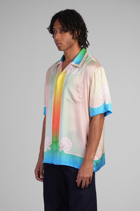 25FW 카사블랑카 반팔 셔츠 421767 MPF25 SH 003 MULTICOLOR - CASABLANCA