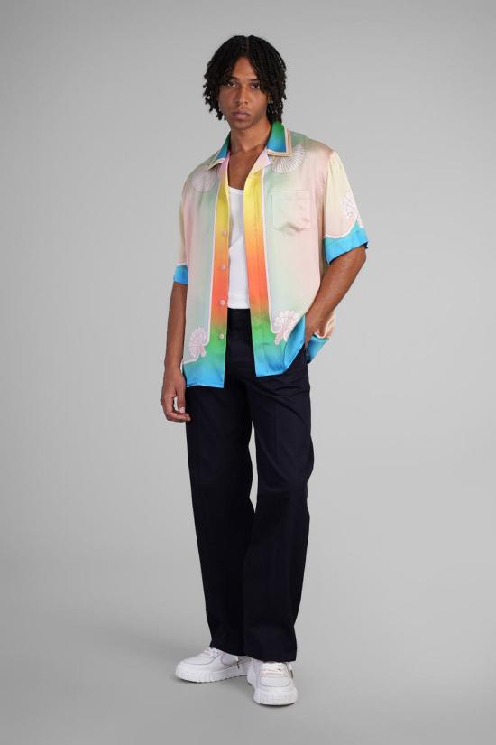 25FW 카사블랑카 반팔 셔츠 421767 MPF25 SH 003 MULTICOLOR - CASABLANCA