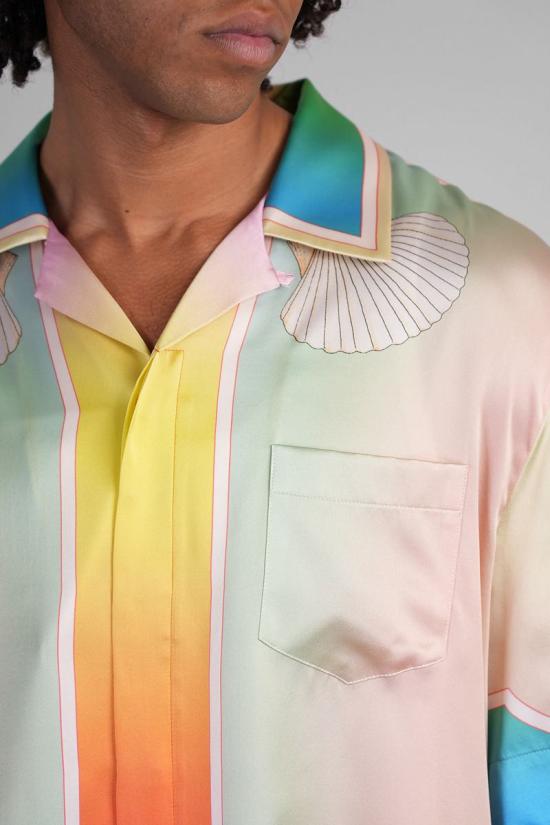 25FW 카사블랑카 반팔 셔츠 421767 MPF25 SH 003 MULTICOLOR - CASABLANCA