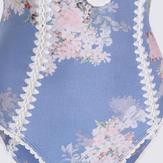 25FW 짐머만 비키니 수영복 4140WSS255TEBLBOFL TEA BLUE BOTANICAL FLORAL - ZIMMERMANN