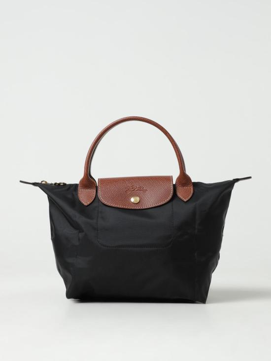 25FW 롱샴 르 플리아쥬 오리지널 핸드백 S L1621089 001 Black