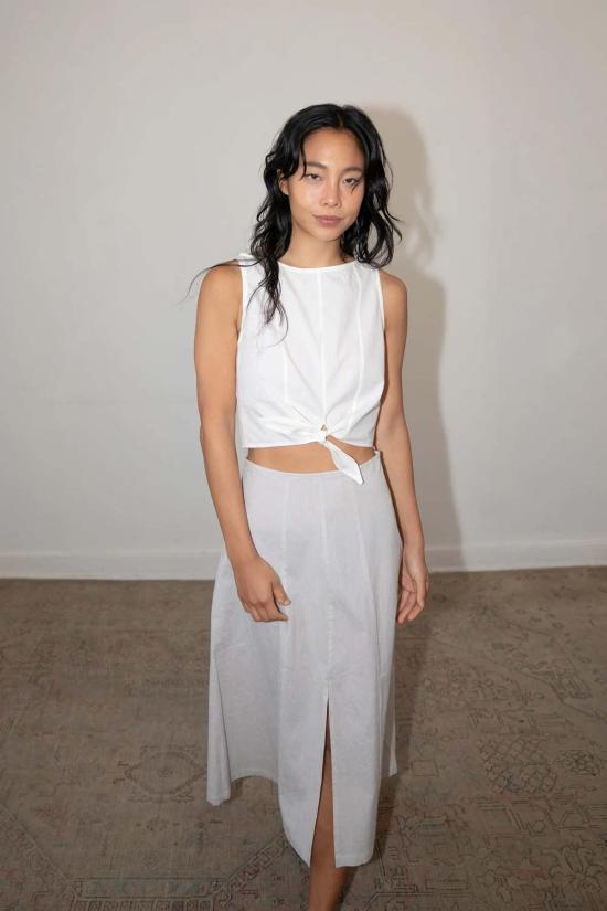  지 로파 블라우스 클로드 탑 - ZII ROPA