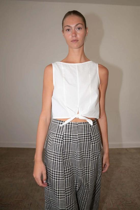  지 로파 블라우스 클로드 탑 - ZII ROPA