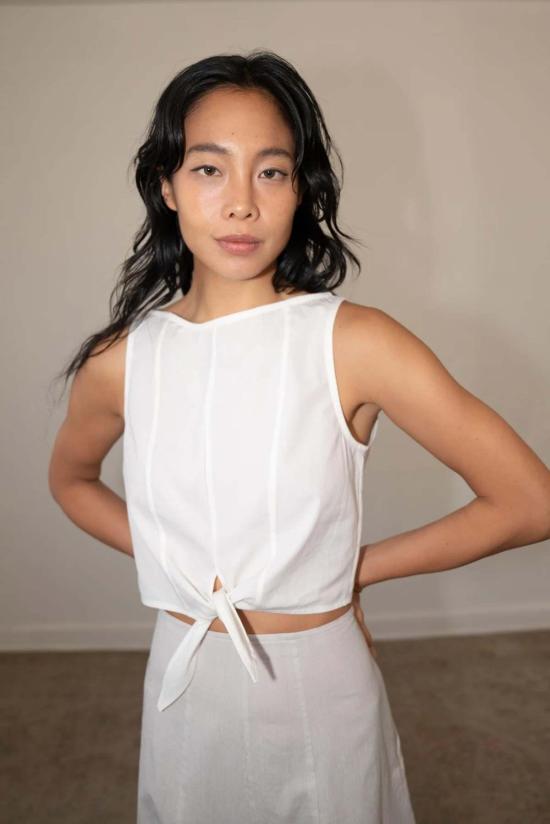  지 로파 블라우스 클로드 탑