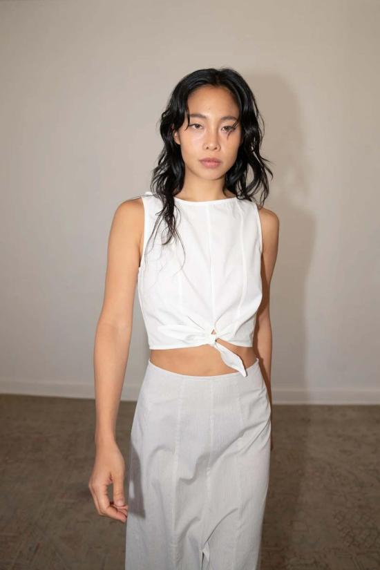  지 로파 블라우스 클로드 탑 - ZII ROPA