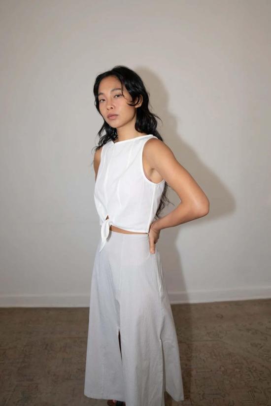  지 로파 블라우스 클로드 탑 - ZII ROPA