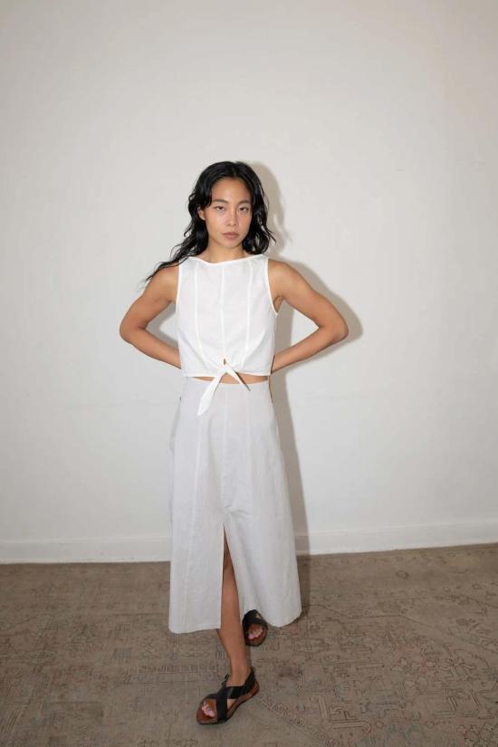  지 로파 블라우스 클로드 탑 - ZII ROPA