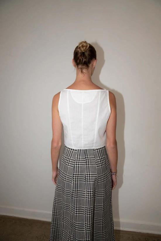  지 로파 블라우스 클로드 탑 - ZII ROPA