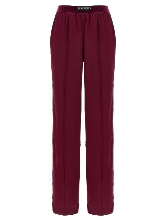 25FW 톰포드 로고 밴딩 파자마 팬츠 PAW397FAX881GV481