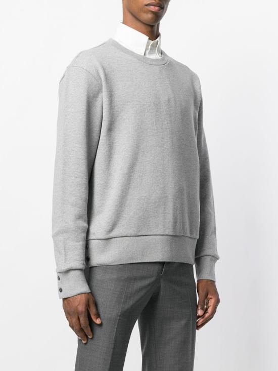 25FW 톰브라운 스웨터 MJT085A03377 055 LT GREY - THOM BROWNE