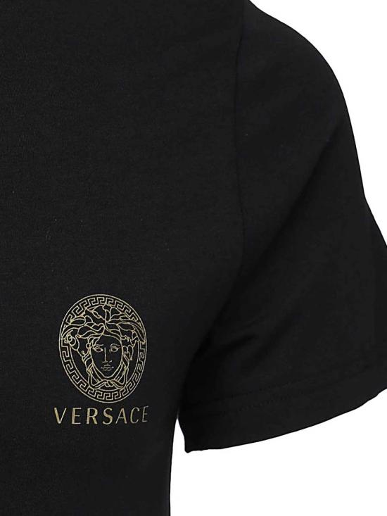  베르사체 반팔 티셔츠 AU101931A10011A225E White - VERSACE