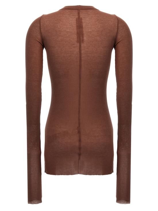 25FW 릭 오웬스 긴팔 티셔츠 RP02E4202RC13 Pink - RICK OWENS