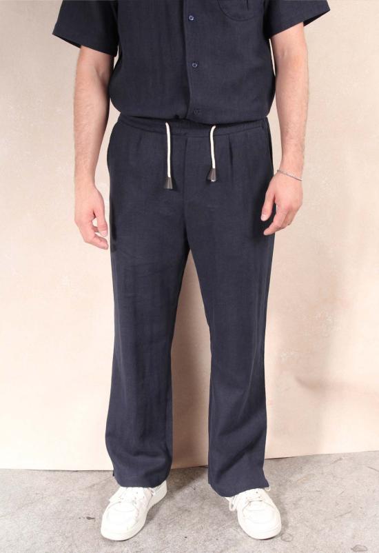  더 엔케이씨 스토어 스트레이트 팬츠 Nkc 스토어 클락 리넨 - The NKC Store