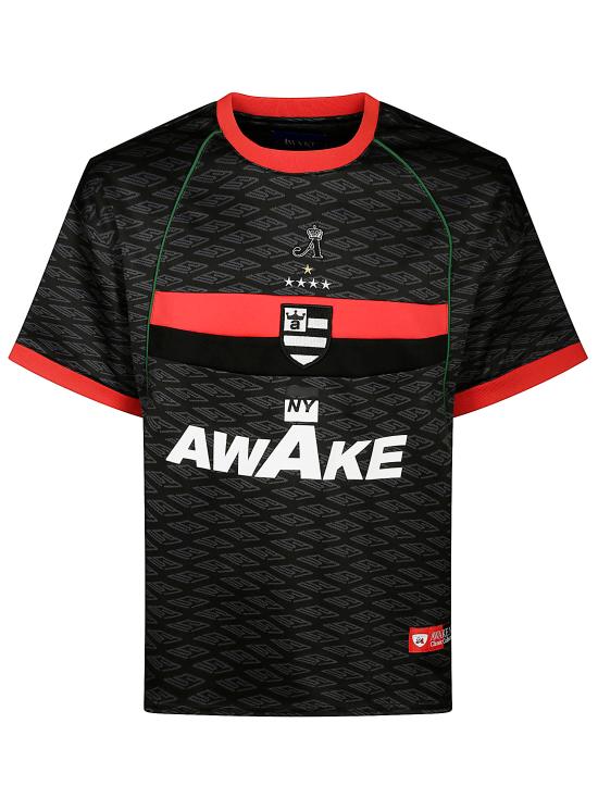 25SS 어웨이크 NY 반팔 티셔츠 AWK SU25 TP005 BLACK