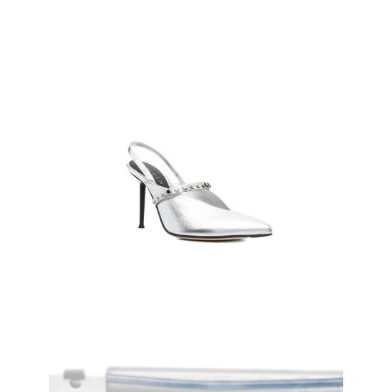 25FW 알렉산더 맥퀸 힐/펌프스 838457 WIAEU 1679 SILVER - ALEXANDER MCQUEEN