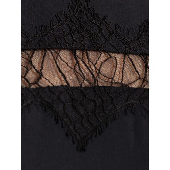 25FW 알렉산더 맥퀸 원피스 830138 QEAAA 1000 BLACK - ALEXANDER MCQUEEN