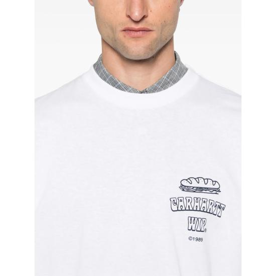 25FW 칼하트 탑 I035230 02XX WHITE - CARHARTT