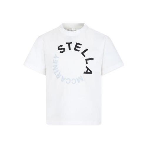 25FW [키즈] 스텔라 맥카트니 티셔츠 TV8P61 Z0434101 White - STELLA MCCARTNEY