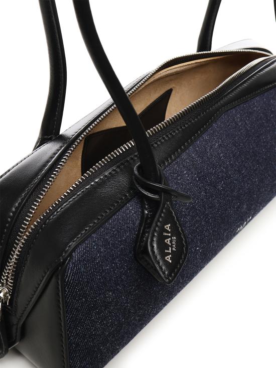 25FW 알라이아 르 테켈 미디움 숄더백  AA1S06033CA384 516 BLEU DENIM - ALAIA