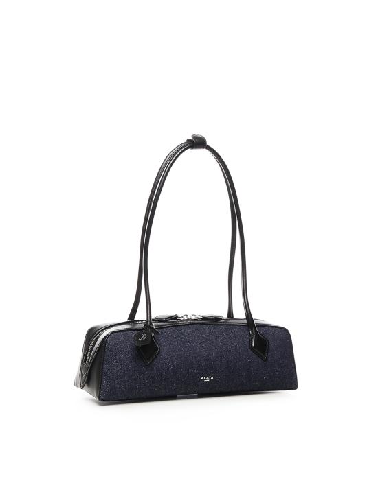 25FW 알라이아 르 테켈 미디움 숄더백  AA1S06033CA384 516 BLEU DENIM - ALAIA