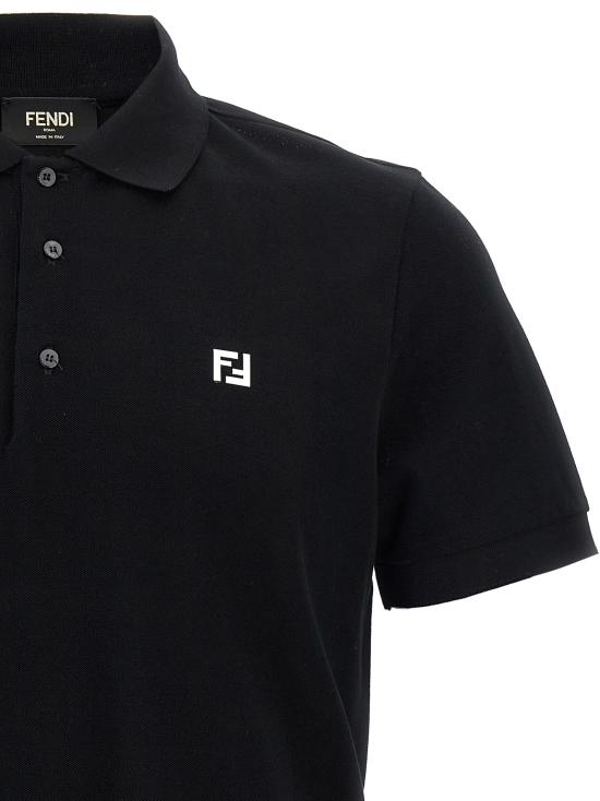 25SS 펜디 폴로 티셔츠 FY0985AUA5F0QA1 BLACK DOM - FENDI