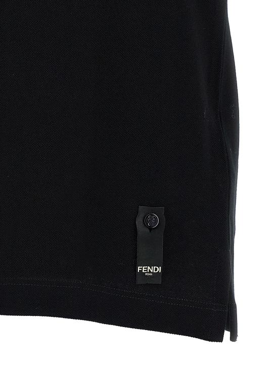25SS 펜디 폴로 티셔츠 FY0985AUA5F0QA1 BLACK DOM - FENDI