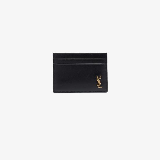 24FW 생로랑 명함지갑 60760302G0W 1000 Black - SAINT LAURENT