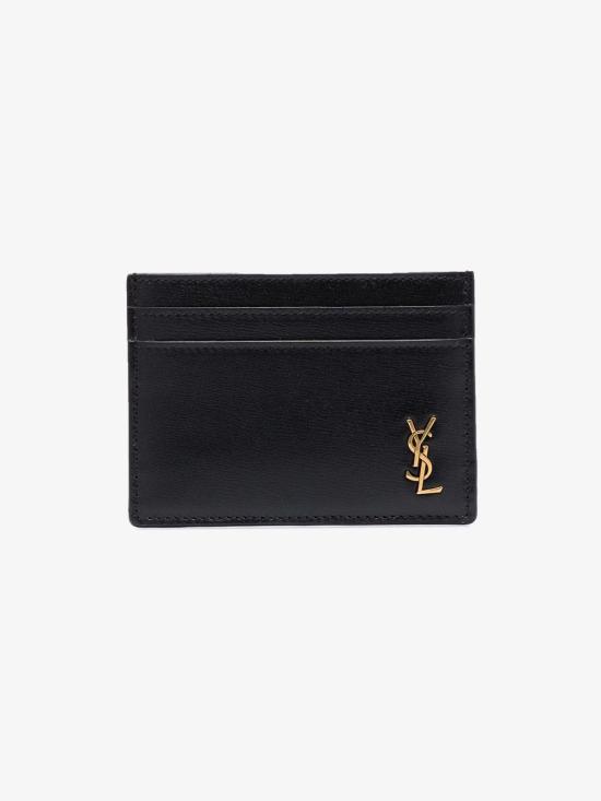 24FW 생로랑 명함지갑 60760302G0W 1000 Black - SAINT LAURENT