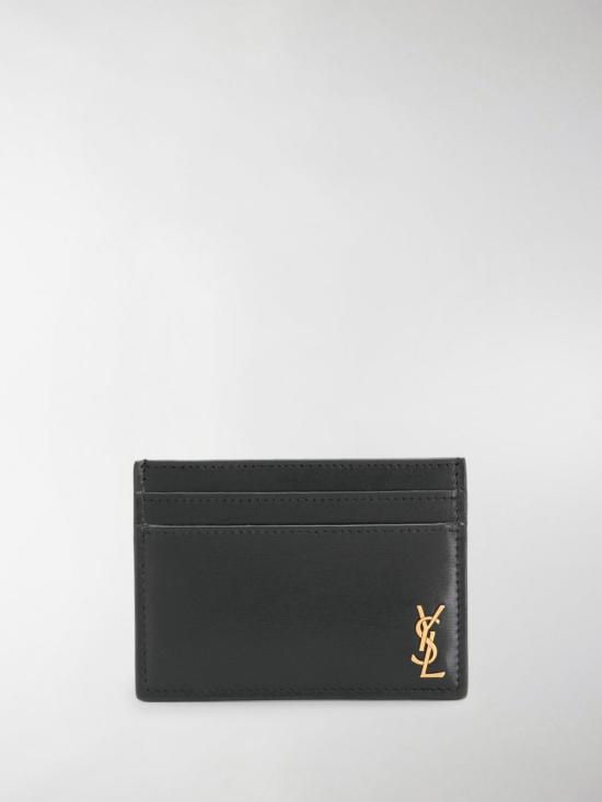24FW 생로랑 명함지갑 60760302G0W 1000 Black - SAINT LAURENT
