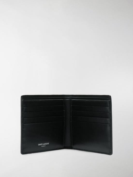  생로랑 명함지갑 4532760SX0E 1000 Black - SAINT LAURENT